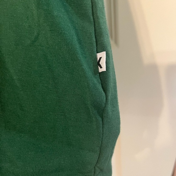 Kickee Mens Medium Green Bamboo Organic Cotton Polo Shirt - Picture 5 of 8